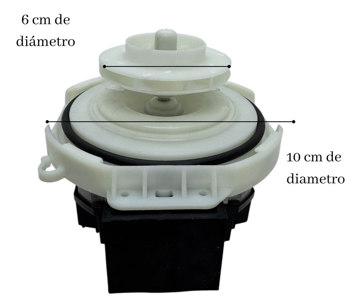 Motobomba Y Sellos Para Lavavajillas Ariston Lfo3t121wxag - Imagen 5