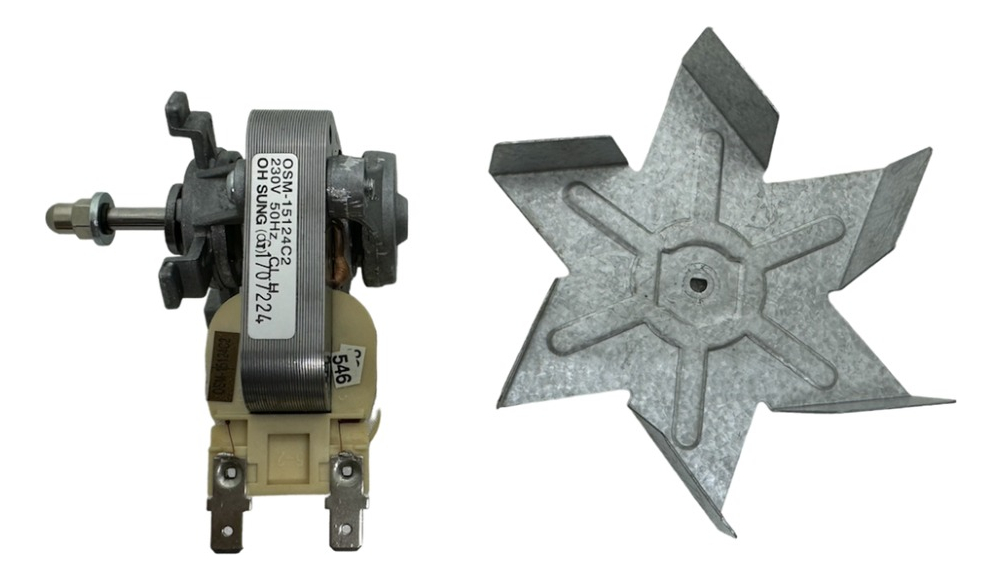 Motor Forzador Para Horno Microondas Ariston Whirlpool Origi - Imagen 2