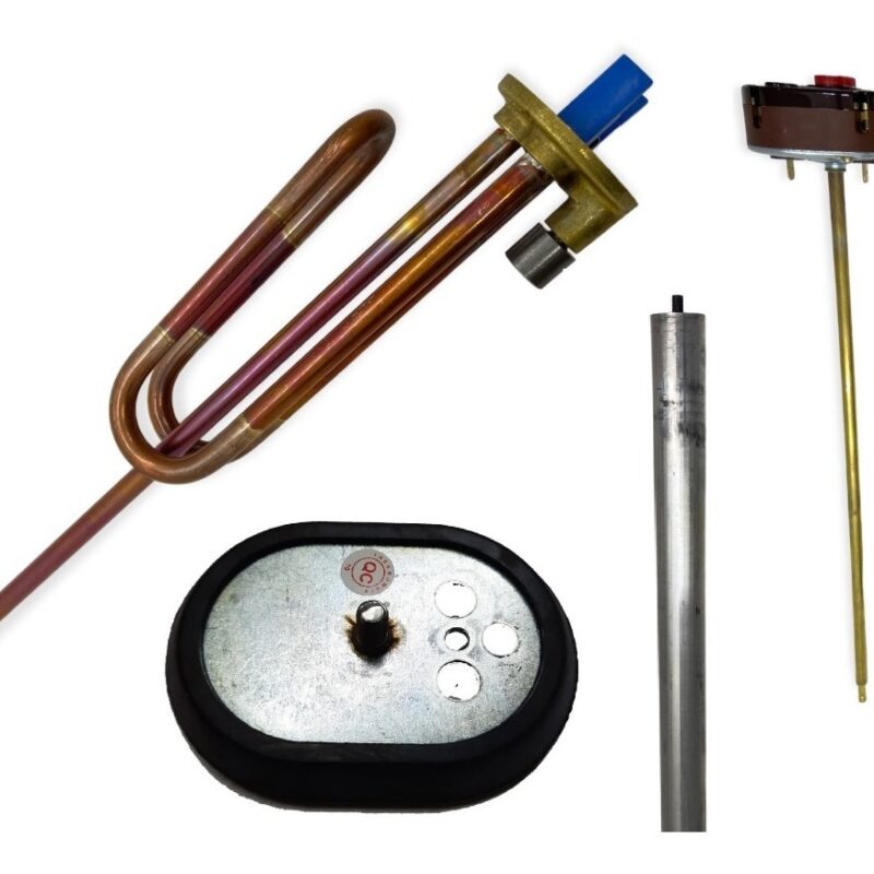 Kit Resistencia Anodo Termostato Y Base Termotanque Escorial