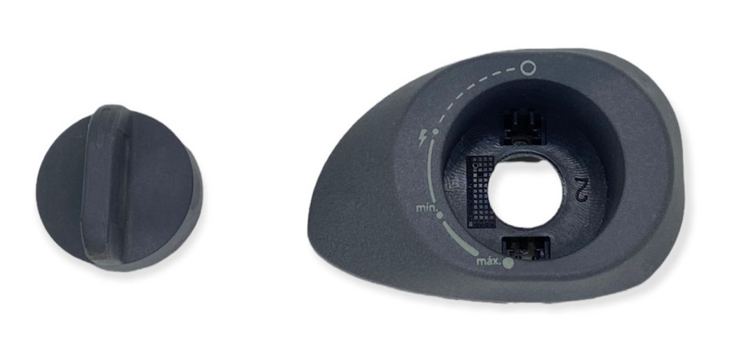 Perilla Con Marco Plastico Para Estufa Calefactor Longvie - Imagen 2