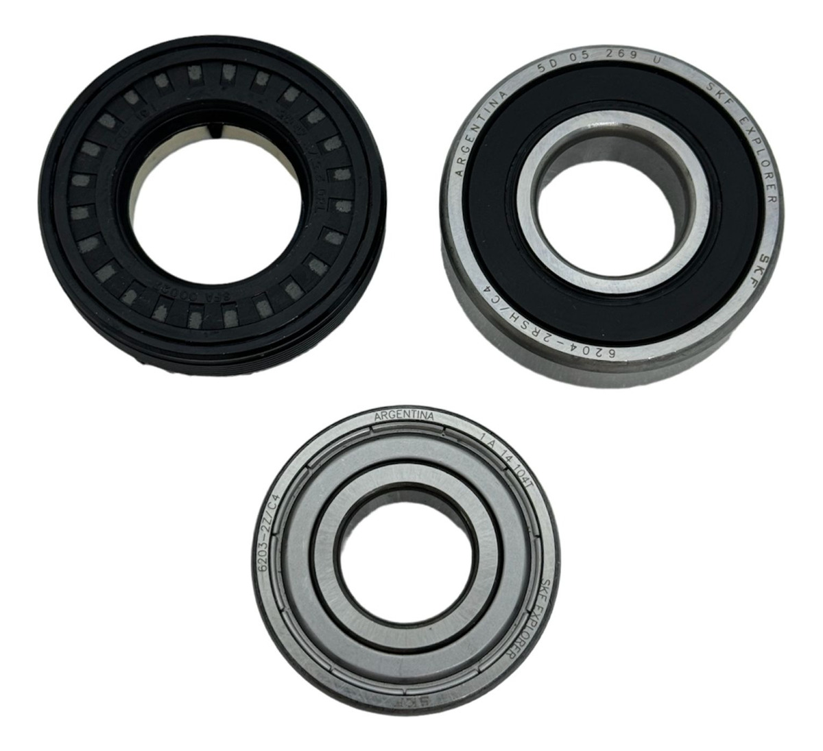 Eje Soporte 6.5 Kilos Con Rulemanes Y Reten Longvie - Imagen 3