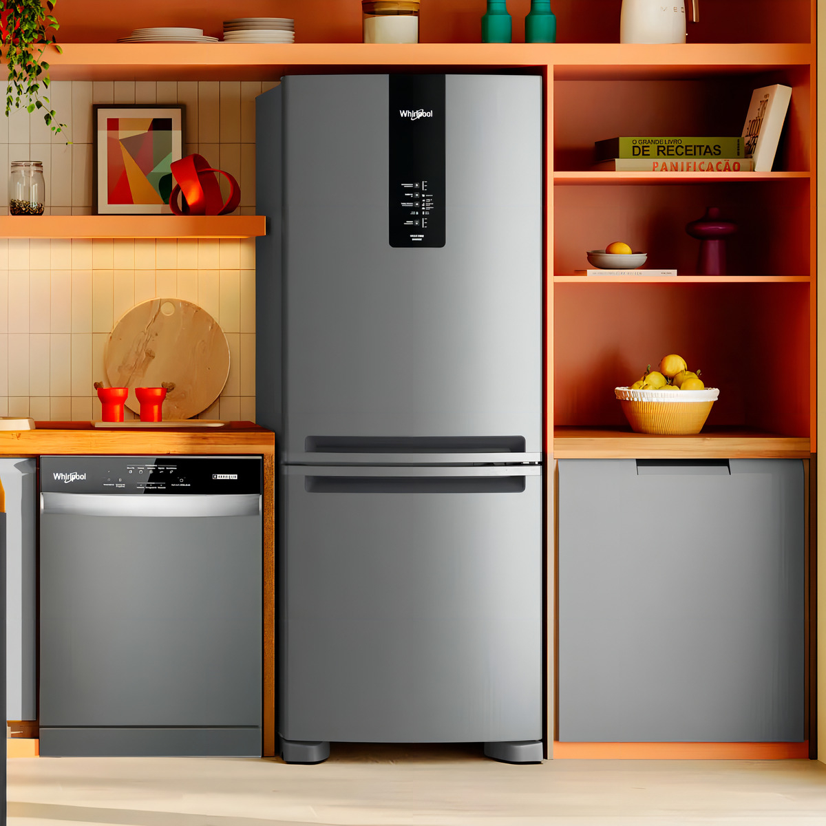 Heladera Whirlpool Wre57ck No Frost Inverter 449l Platinum - Imagen 10