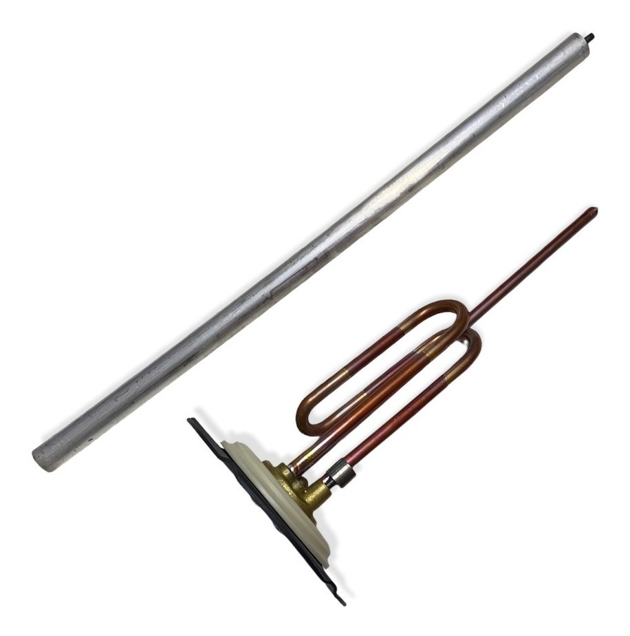 Resistencia Con Sello Y Soporte + Anodo Termotanque Longvie