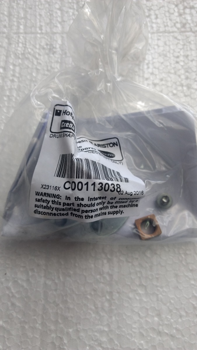 Kit Eje Secarropa Ariston Asl As60 Aqcf - Imagen 3