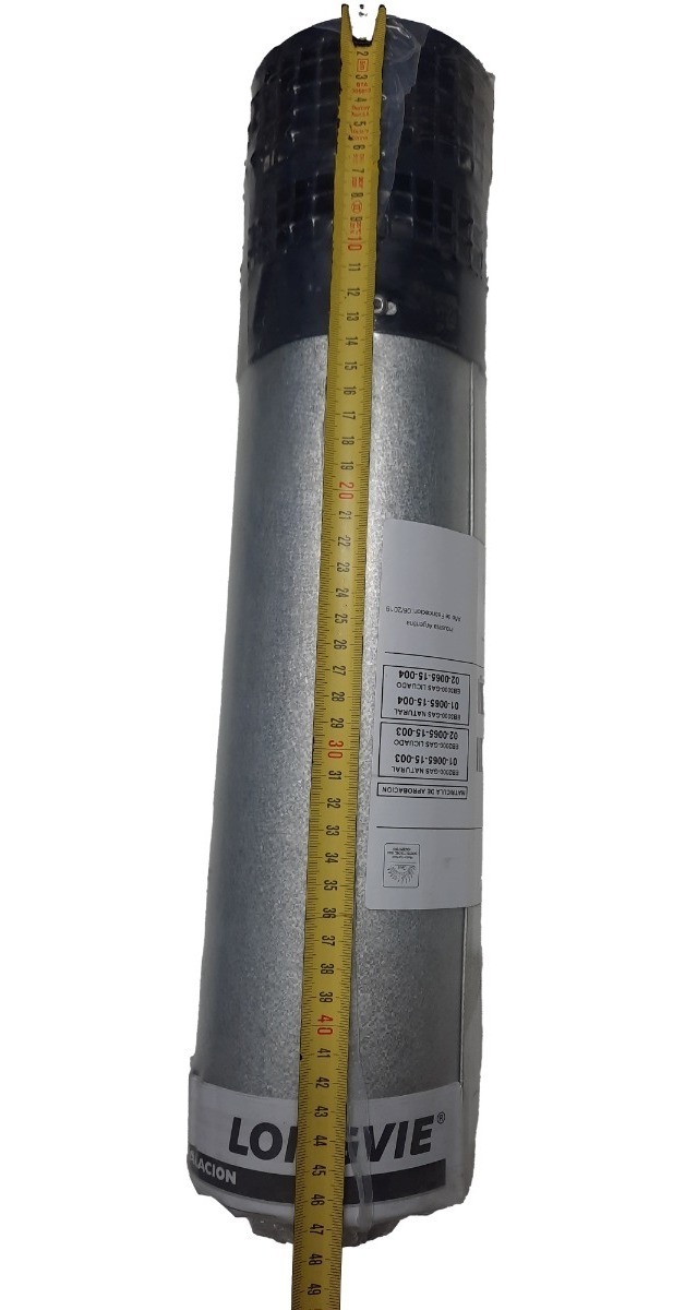 Caño Ventilacion Para Tiro Balanceado 2000/3000 Calefactor - Imagen 2