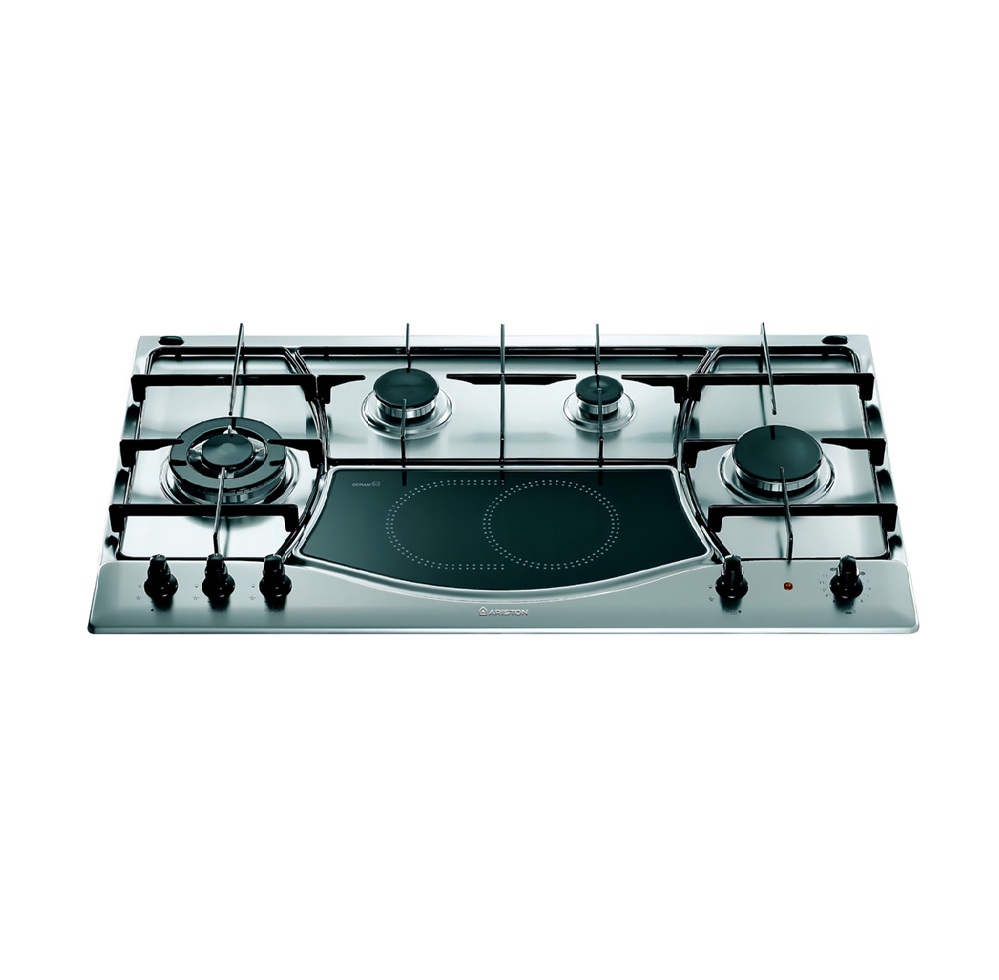 Anafe Con Alimentación A Gas Ariston Ph 941 Mstv (ix) Ag Color Acero Inoxidable