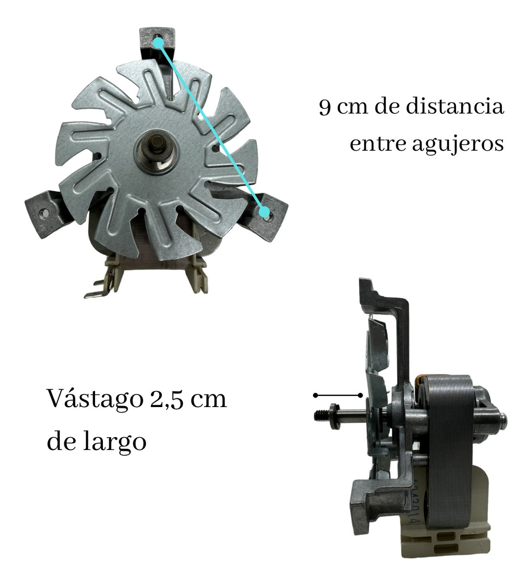 Motor Convector Para Horno Electrico 7857 Florencia - Imagen 2