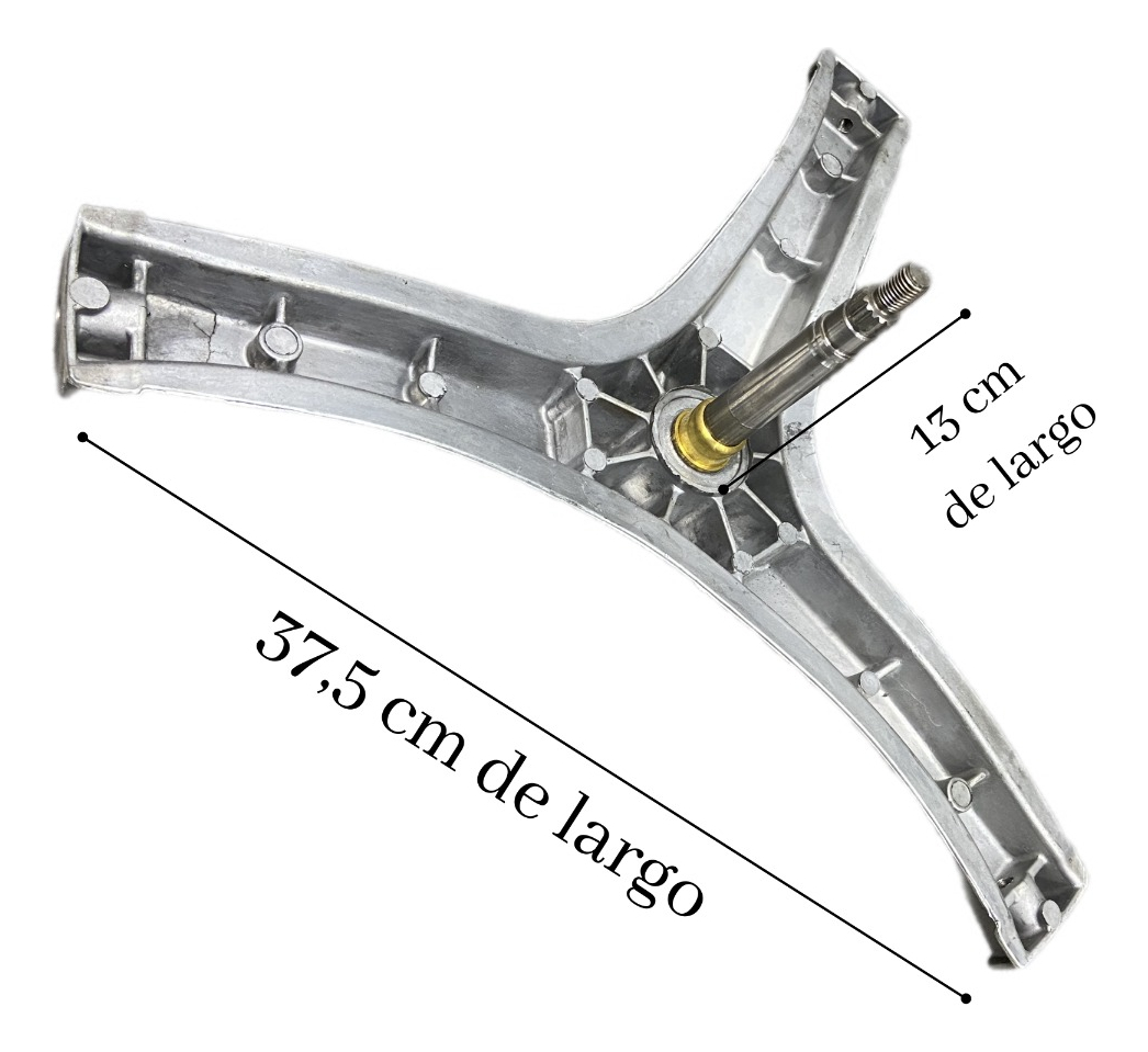 Eje Soporte Tambor Lavarropas Longvie De 6,5 Kg Linea Nueva - Imagen 2