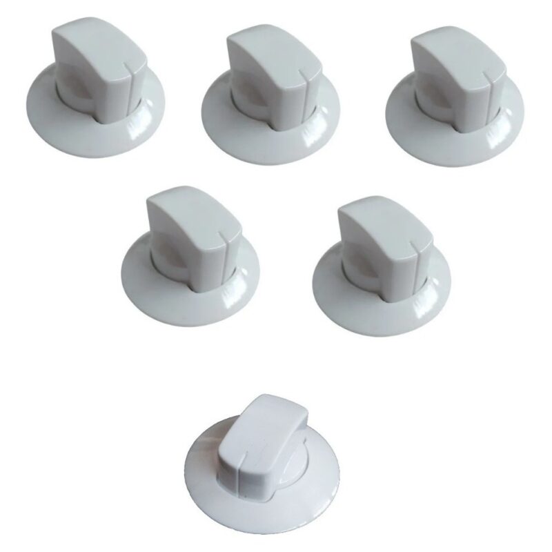 Juego De 6 Perillas P/ Cocina Longvie 18501 14601 12411 Bl