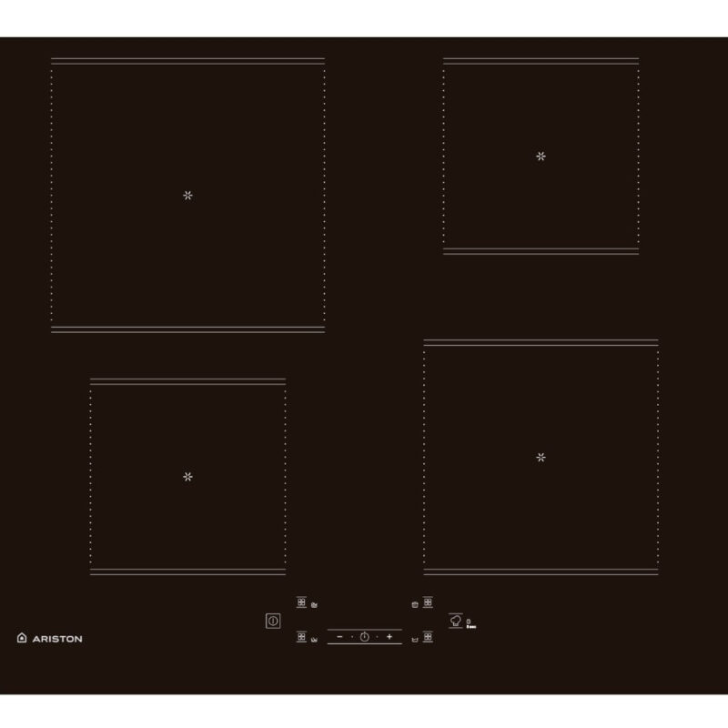 Anafe Ariston De Induccion 60 Cm Color Negro