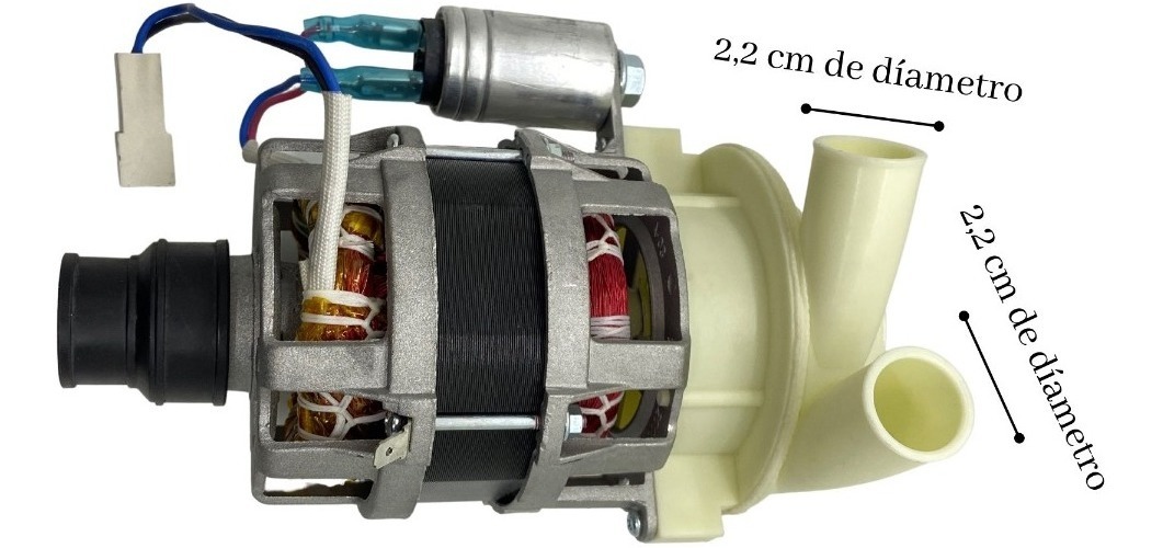 Motobomba Recirculacion Lavavajillas Whirlpool Wlb12a Wlr12a - Imagen 2