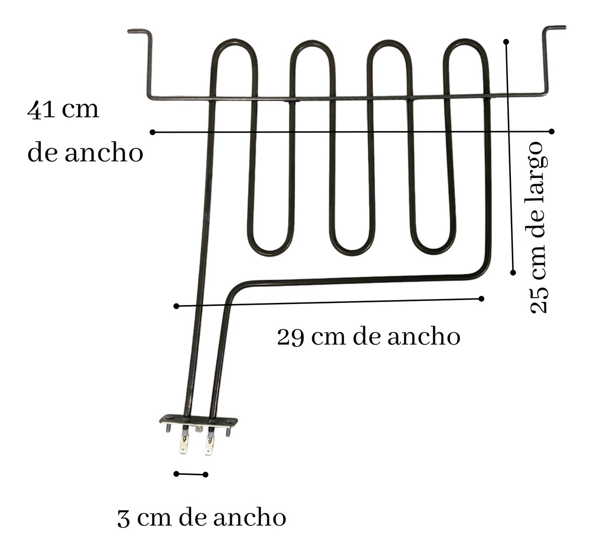 Resistencia De Grill Para Cocina Ariston Cg54sg1 H Original - Imagen 2