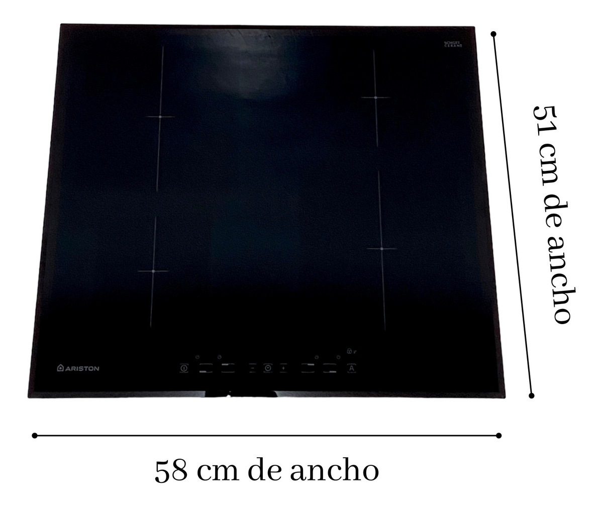 Vidrio Placa Vitroceramico Para Anafe Ariston Nia640b - Imagen 3