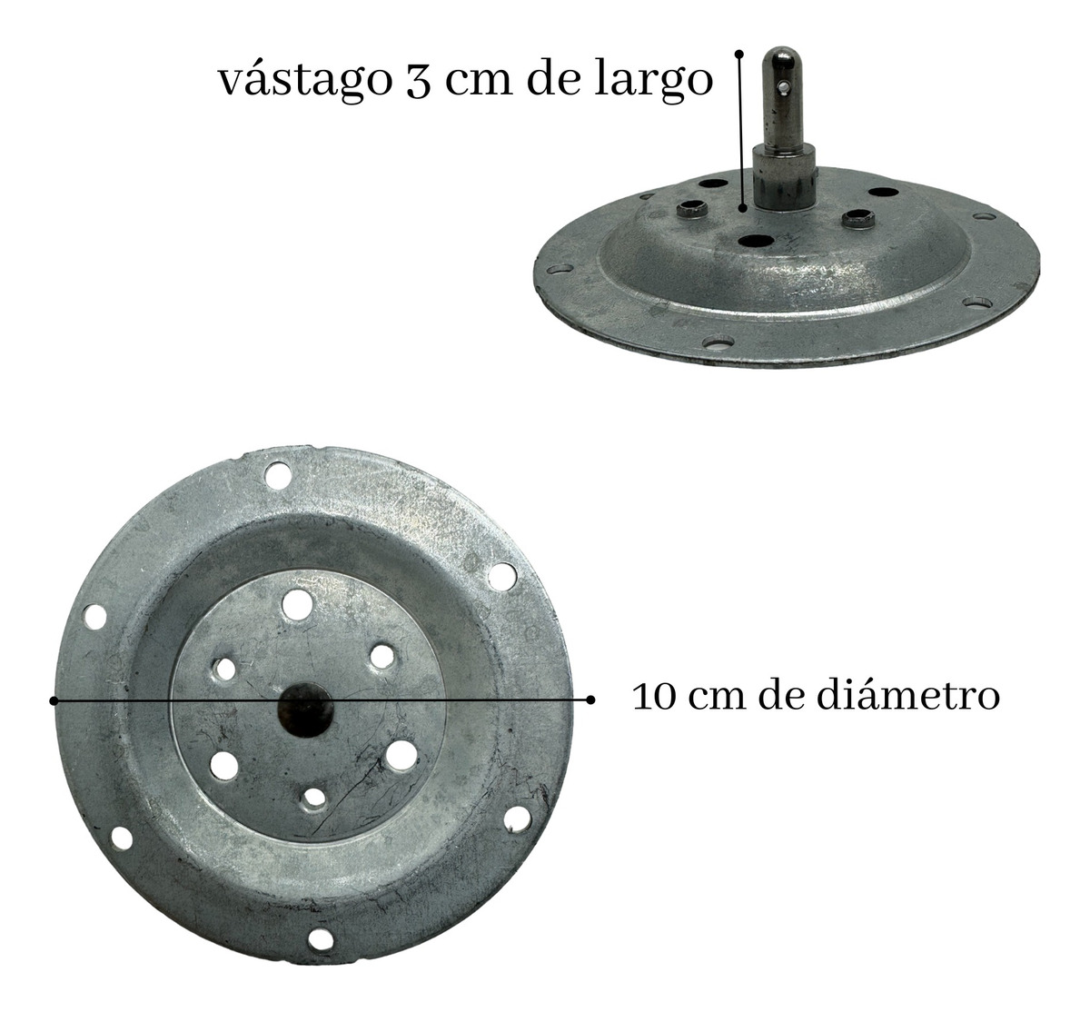 Eje Soporte De Tambor Secarropa Ariston Aqc9bf7t1ag Kit - Imagen 3