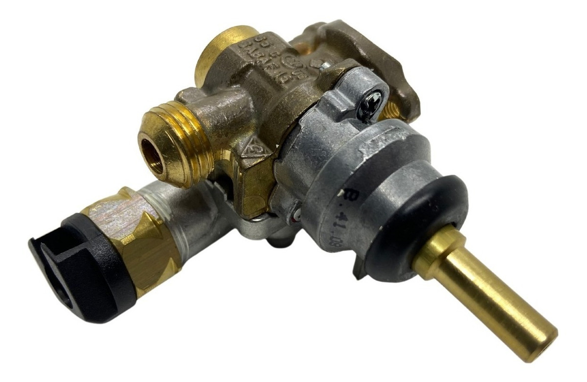 Llave Con Valvula Front.sabaf 39 Para Anafe Ariston - Imagen 2
