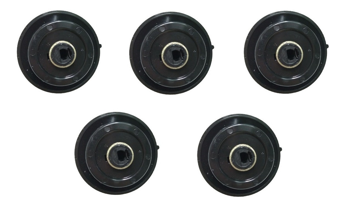 5 Perillas Cocina Longvie 12331 /13331 Cuello Corto Original - Imagen 2