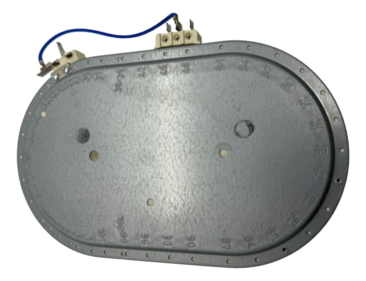 Resistecia Oval Para Anafe Hr704 Ba Electrico Ariston - Imagen 2