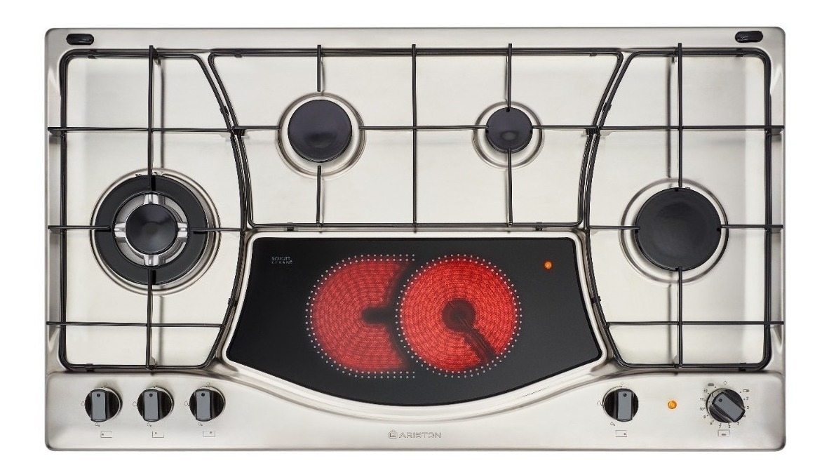 Anafe Con Alimentación A Gas Ariston Ph 941 Mstv (ix) Ag Color Acero Inoxidable - Imagen 4