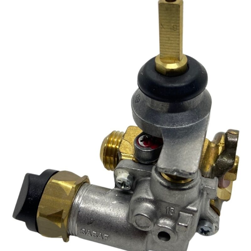 Llave Con Valvula Front.sabaf 39 Para Anafe Ariston
