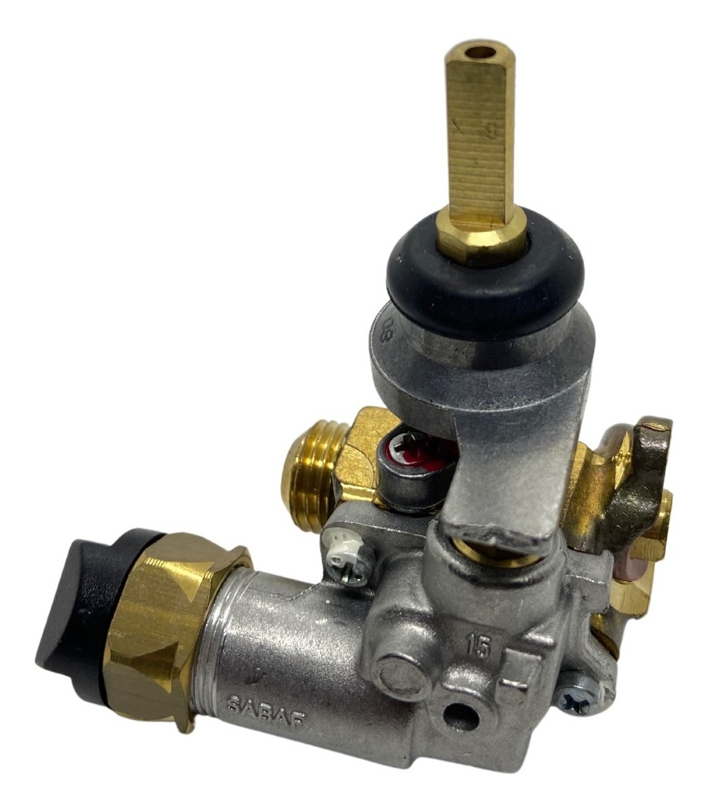 Llave Con Valvula Front.sabaf 39 Para Anafe Ariston
