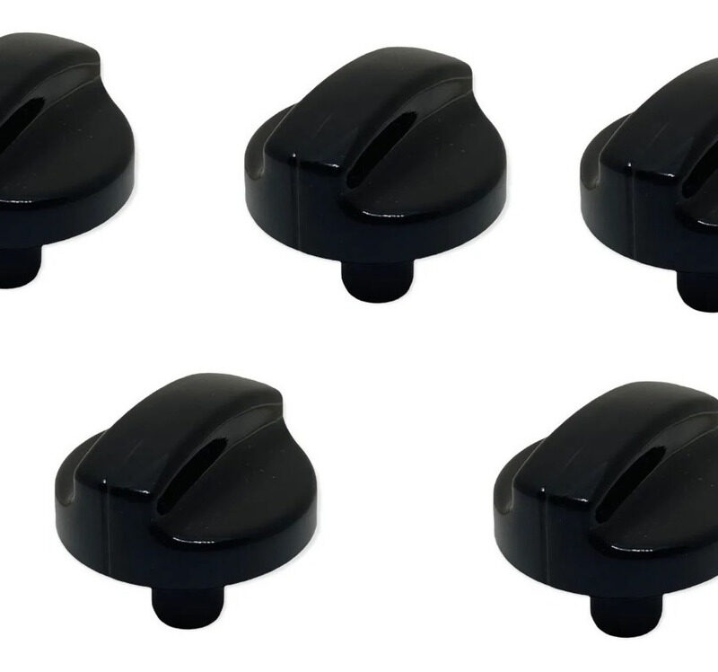 Juego D Perilla Sin Pollera Color Negro Para Cocina Longvie