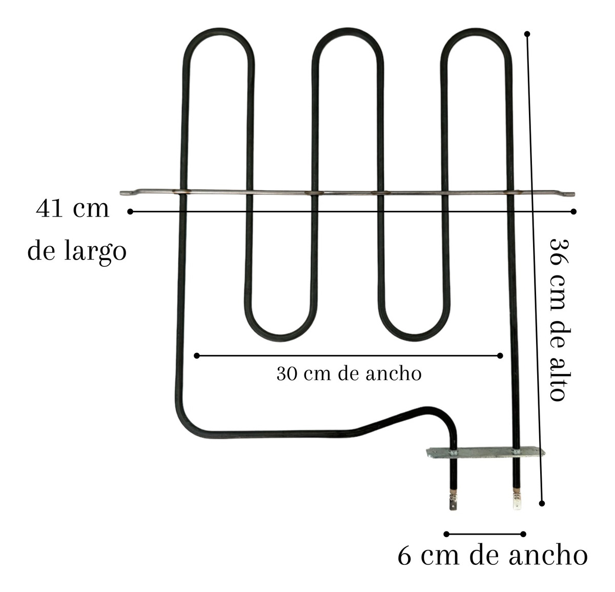 Resistencia Grill 2000w-220v Para Cocina Ariston C34sg K3g21 - Imagen 3