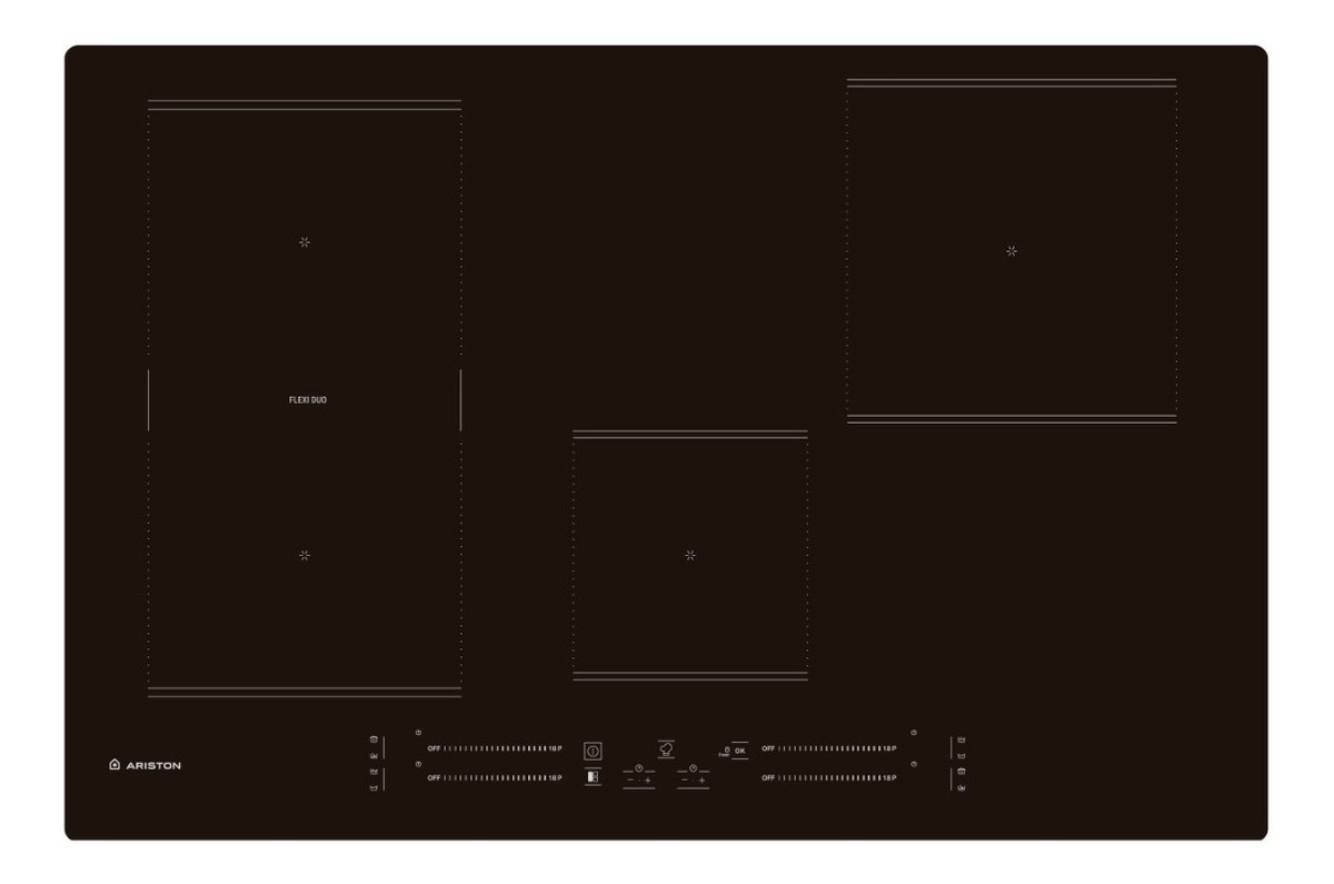 Anafe Eléctrico De Empotrar Ariston A Induccion Nis842fb Color Negro