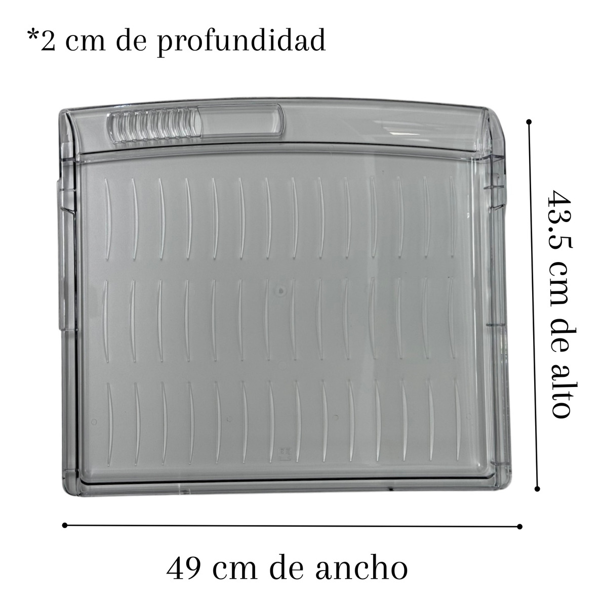 Tapa Cajon De Legumbres Para Heladera Wrm39/d2/k2 Whrlpool - Imagen 4