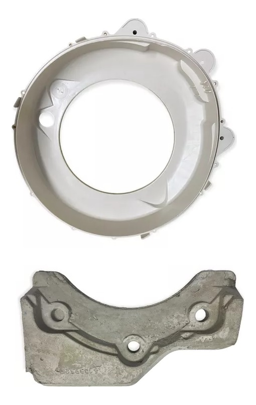 Contrapeso Piedra Con Frente De Cuba Para Lavarropas Longvie - Imagen 2