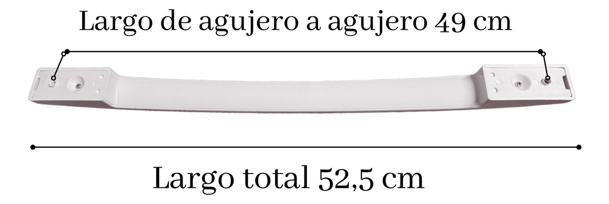 Manija Puerta De Horno Cocina Ariston Cg54 Negra Y Blanca - Imagen 7