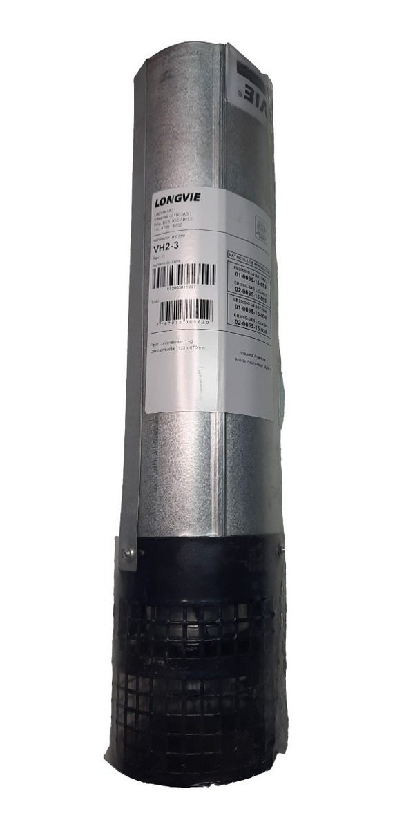 Caño Ventilacion Para Tiro Balanceado 2000/3000 Calefactor