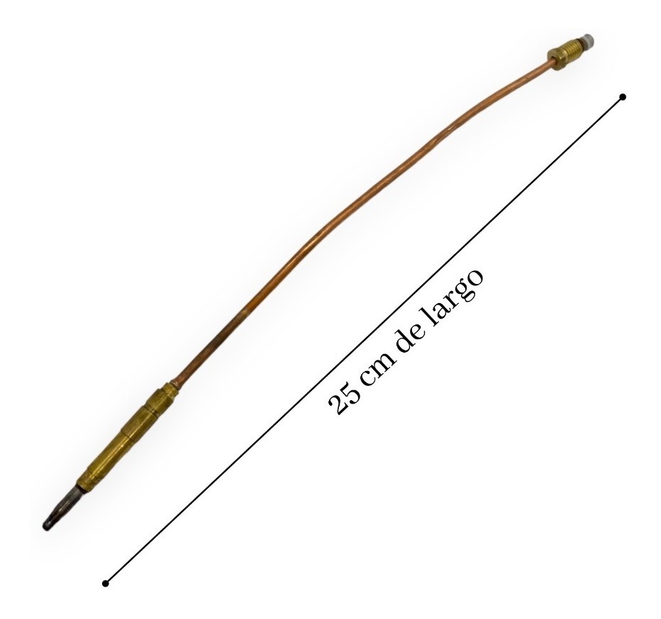 Termocupla Para Estufa Y Calefon Volcan Orbis 25 Cm Original - Imagen 2