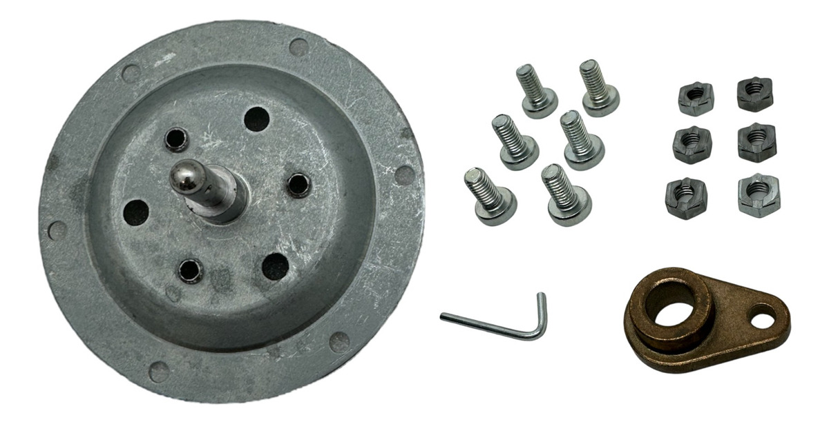 Eje Soporte De Tambor Secarropa Ariston Aqc9bf7t1ag Kit