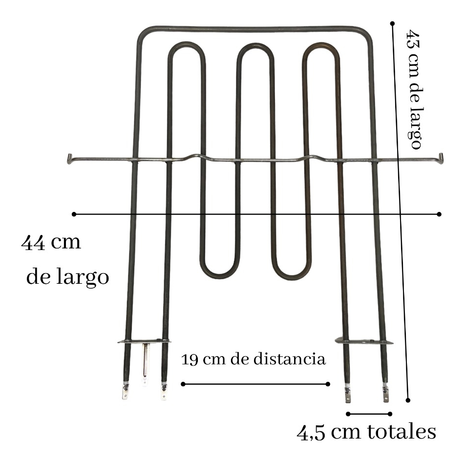 Resistencia Grill Horno Ariston Original C65 / Fb52 / Fb61 - Imagen 2