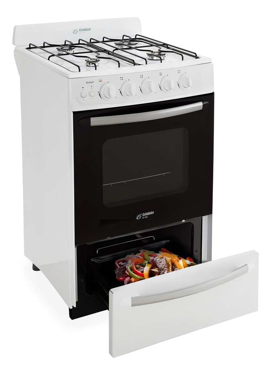 Cocina Eslabón De Lujoefm56nb Color Blanco Con Puerta Con Visor - Imagen 2