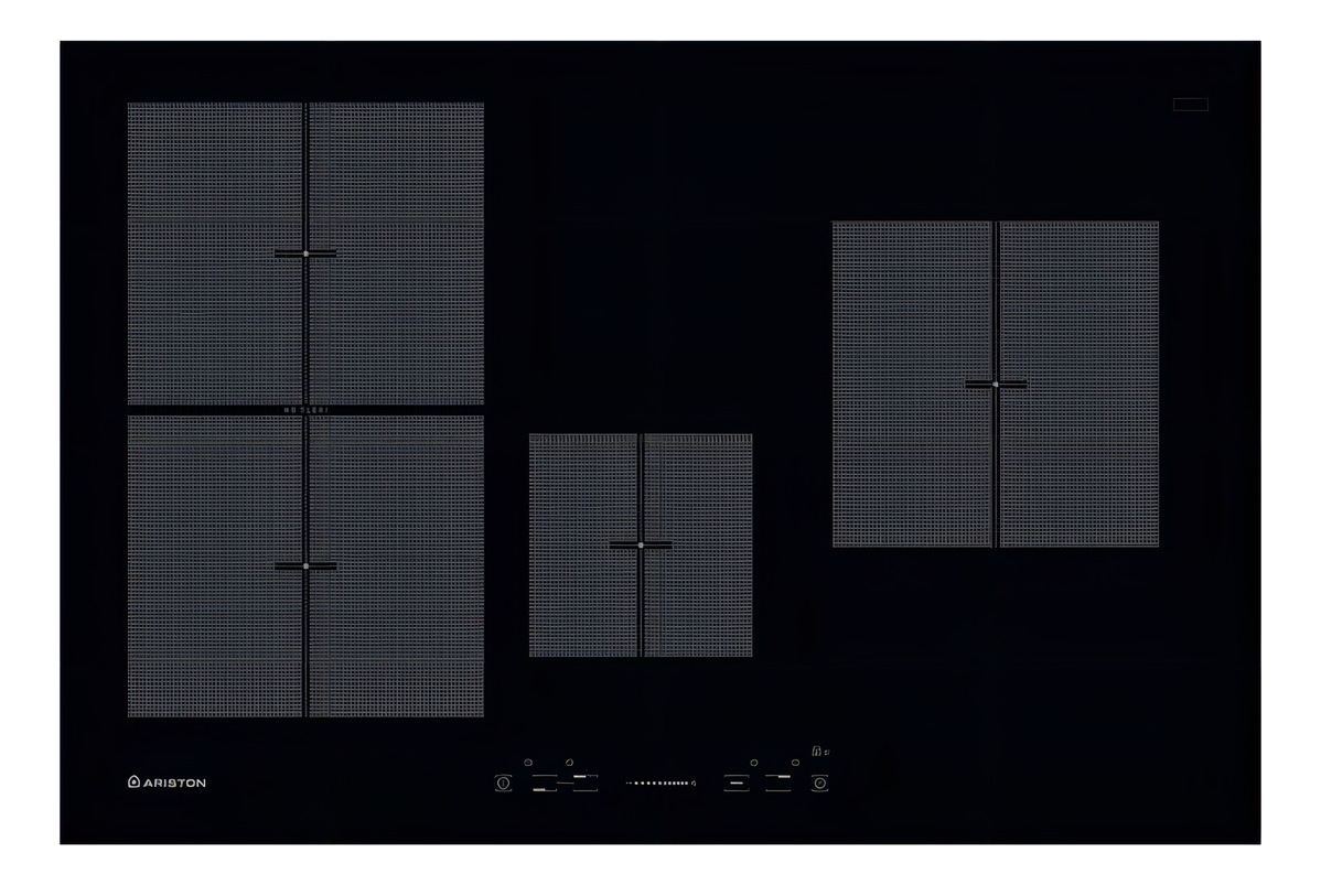 Anafe Eléctrico De Empotrar Ariston A Induccion Nis842fb Color Negro - Imagen 2
