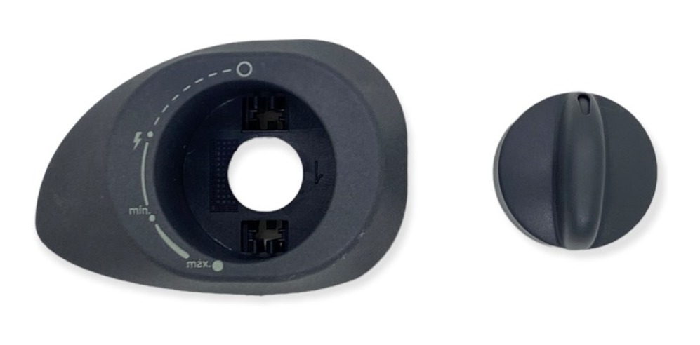 Perilla Completa Plastico Para Estufa Calefactor Longvie - Imagen 2