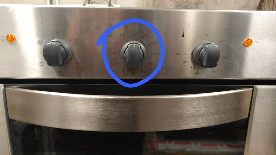 Perilla Vastago Largo Para Horno De Empotrar Longvie - Imagen 5