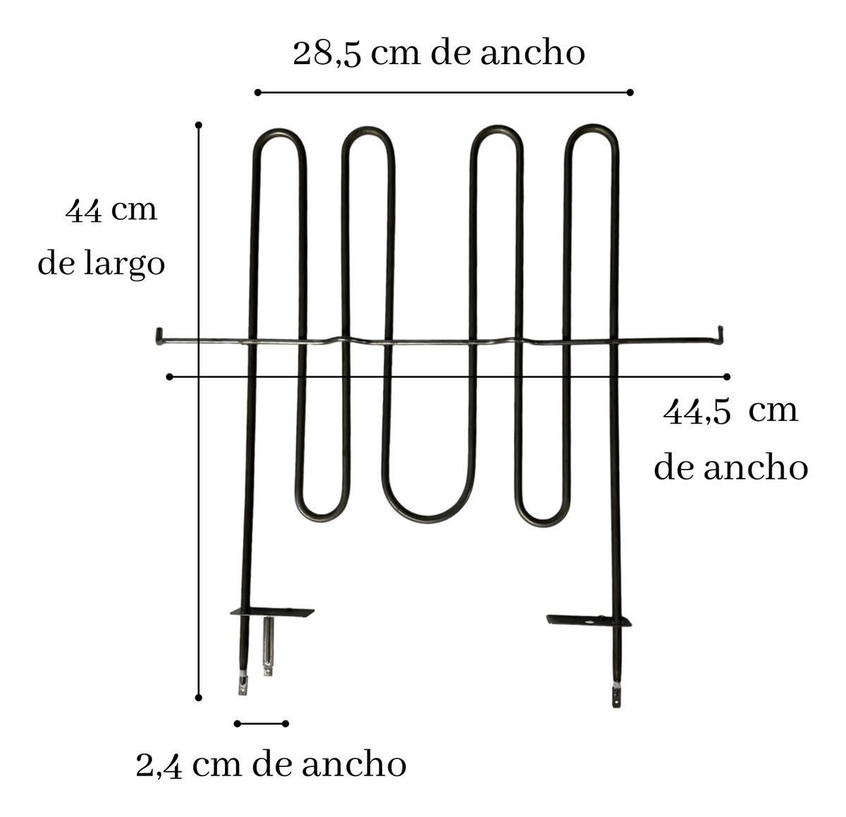 Resistencia Grill Horno Ariston Original 2700w Fz103 - Imagen 3