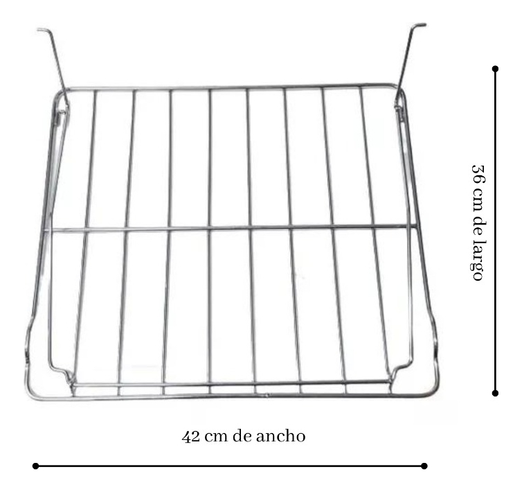 Rejilla Estante De Horno Longvie Con Extractor Original - Imagen 2