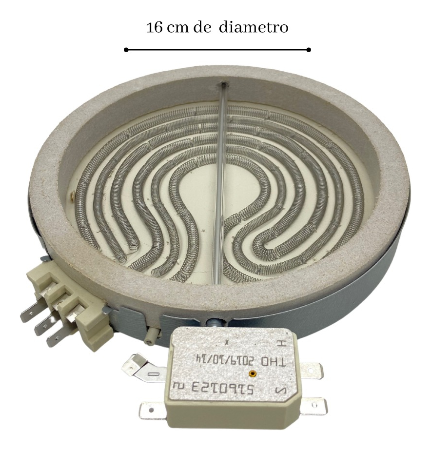 Placa Electrica 1200w/230v P/ Cocina Electrica Vitro Ariston - Imagen 2