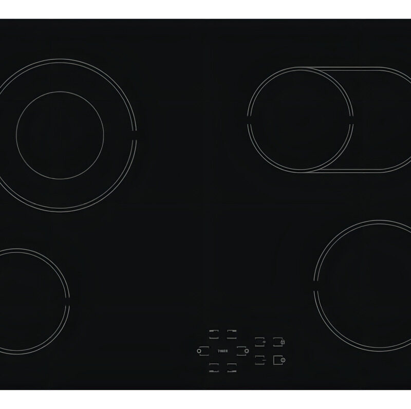 Anafe Vitroceramico 80 Cm Ariston Color Negro