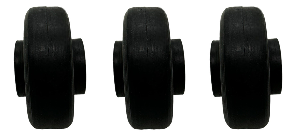 Conjunto Rueda Parilla Goma Para Cocina Longvie Original