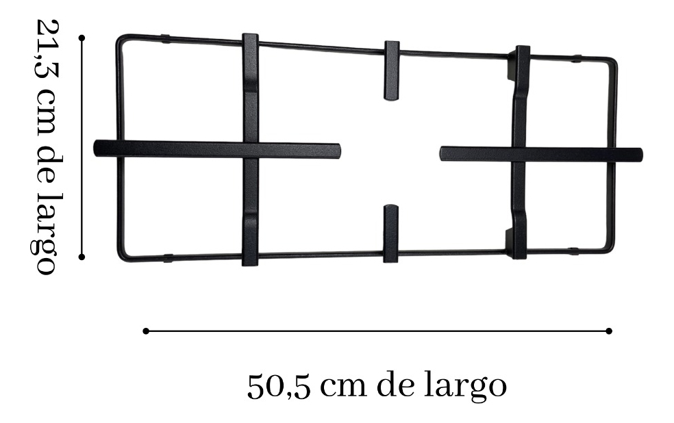 Rejilla Para Hornalla Cocina Ariston Original - Imagen 2