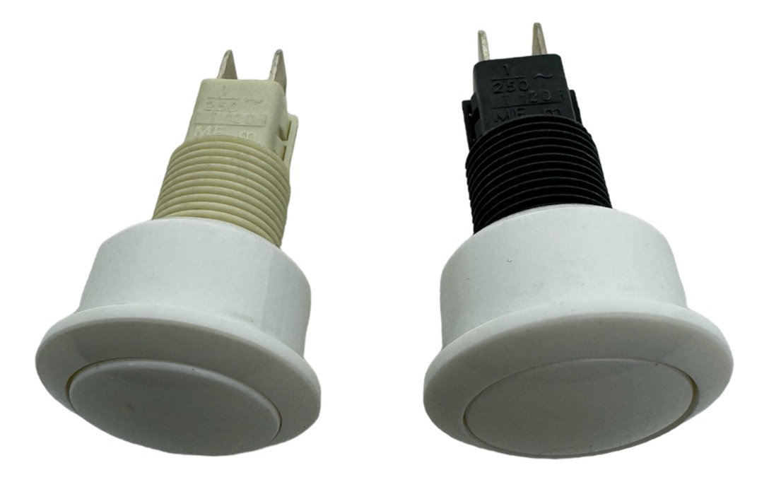 Interruptor De Luz Y Pulsador Chispa Cocina Longvie Blanco