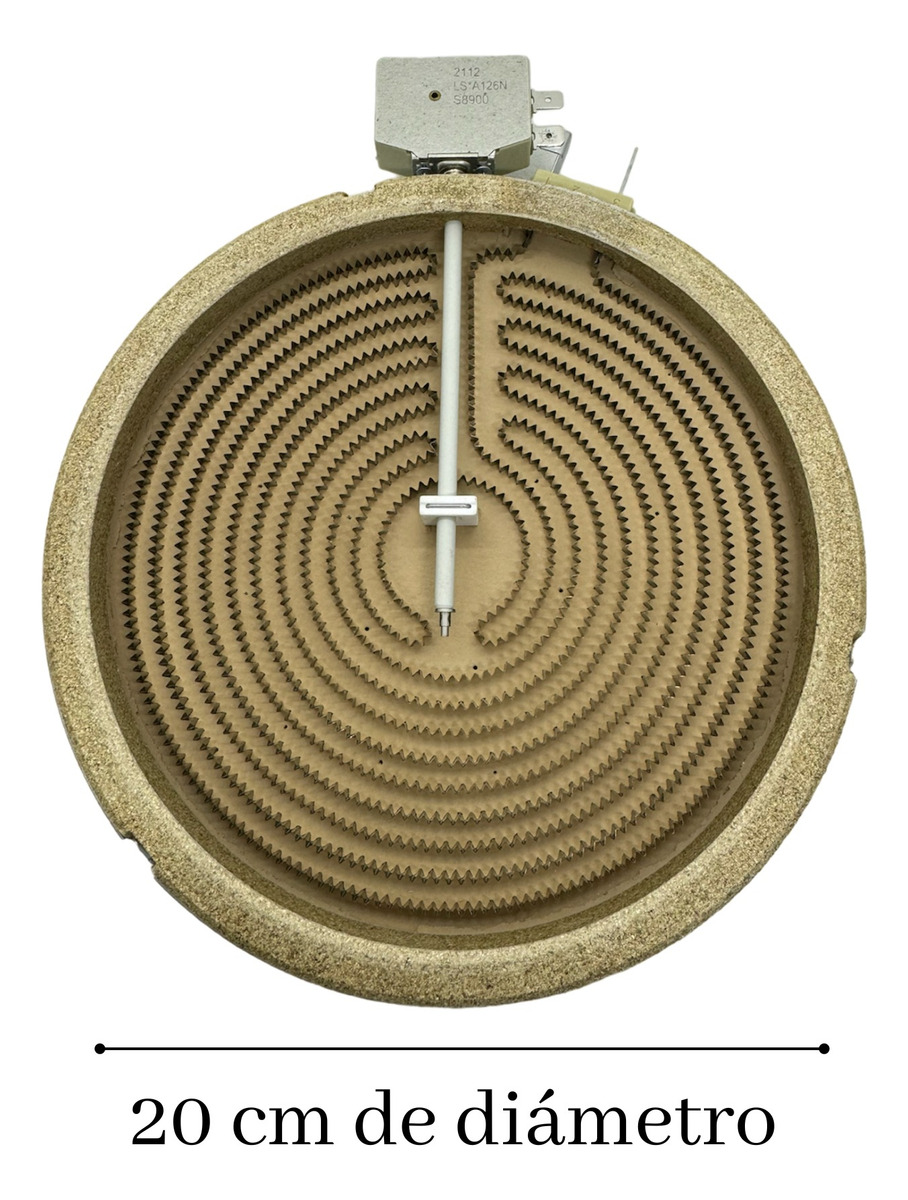 Resistencia P/ Anafe Vitroceramico 20 Cm Diametro Orbis - Imagen 2