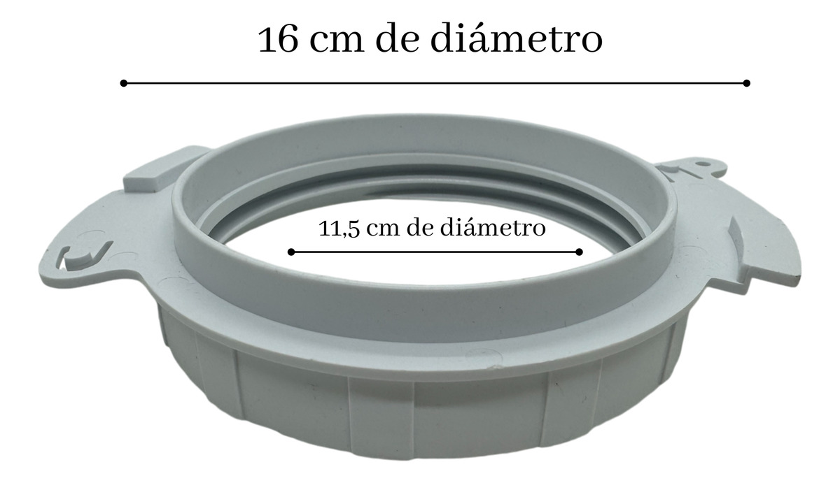 Adaptador Para Tubo Manguera Salida Aires Secarropas Ariston - Imagen 3