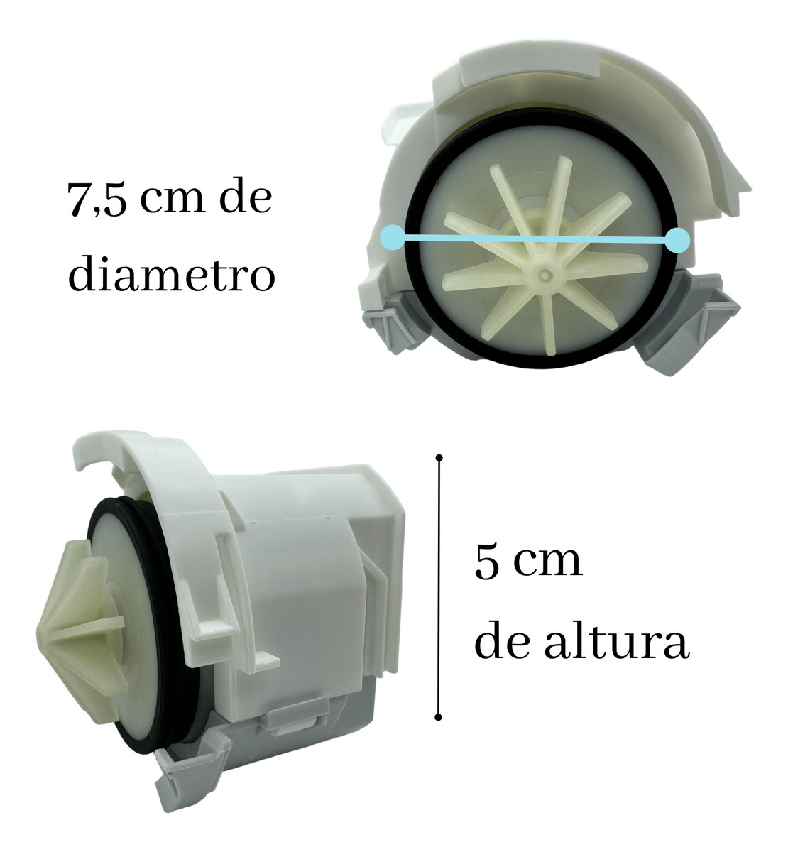 Bomba Desagote Lavavajillas Ariston Y Whirlpool Lff8s - Imagen 3