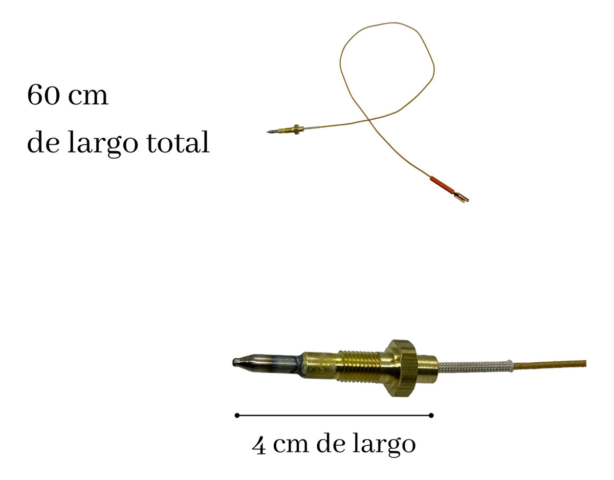 Termocupla De Hornalla Para Cocina Ariston Original - Imagen 3