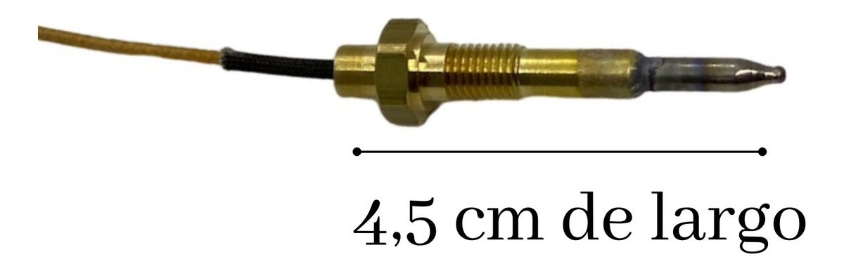 Termocupla Quemador Cocina Tripla Corona Ariston Original - Imagen 2